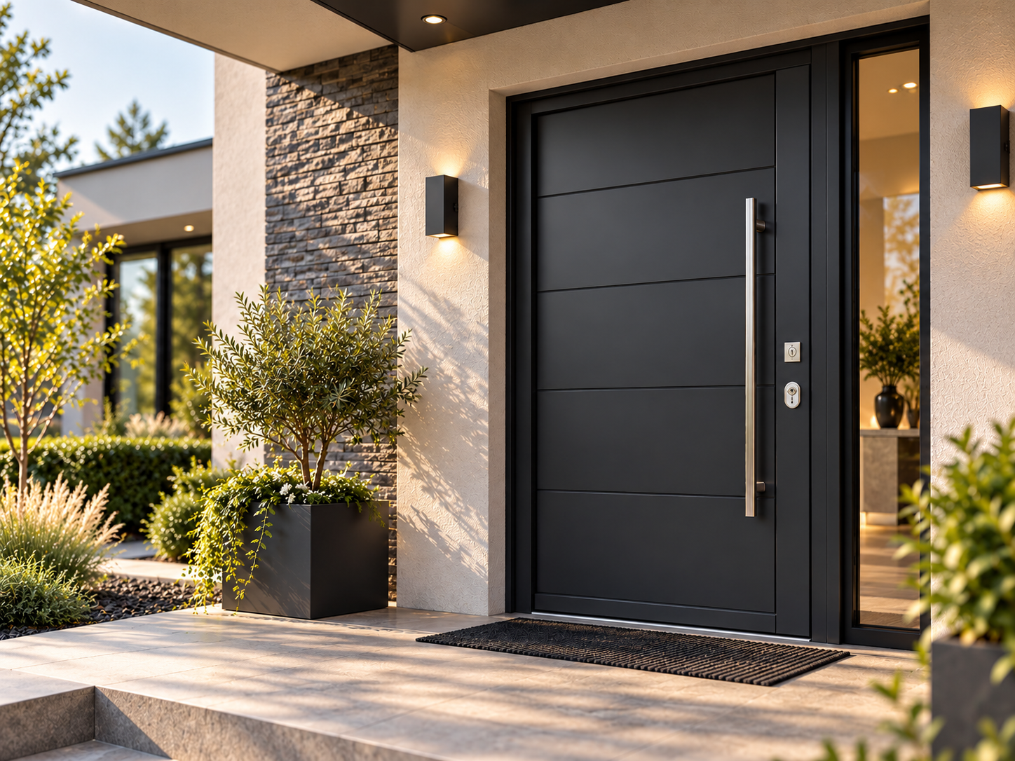 Porte blindée moderne