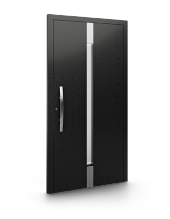 Porte aluminium Despiro DP11, visible en entier