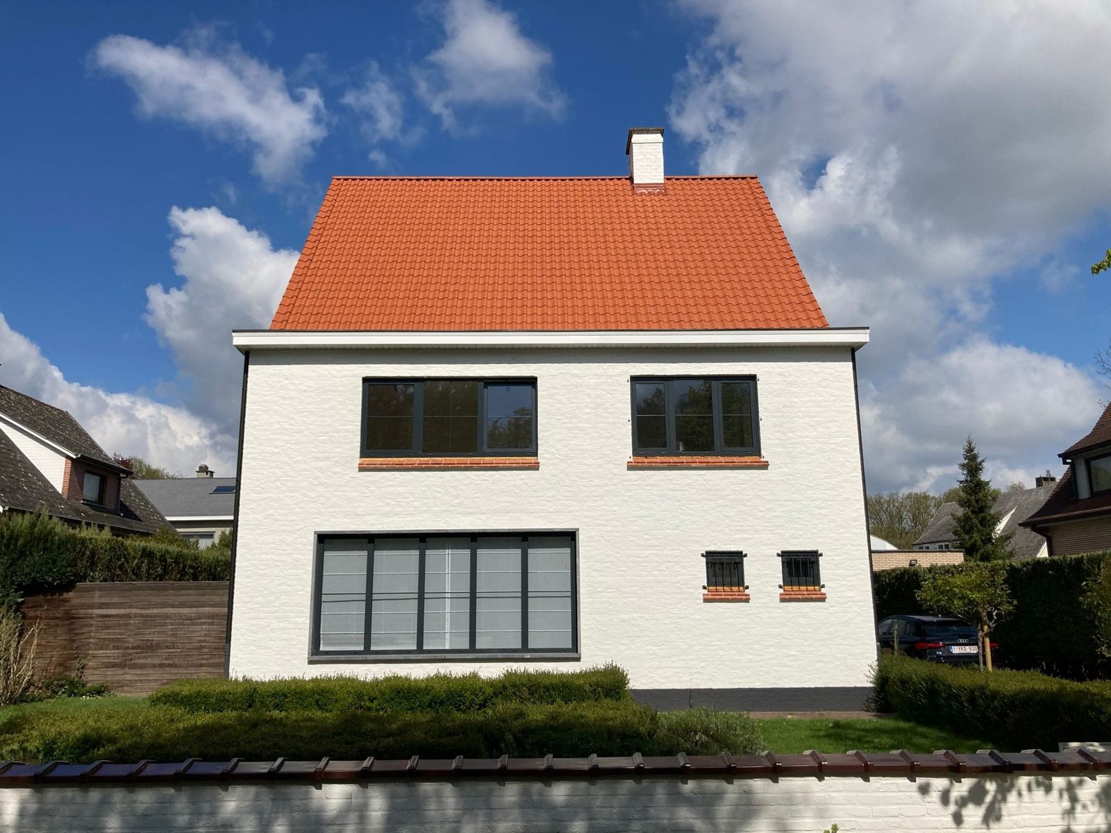Châssis posés par Châssis Prime chez un client en Belgique